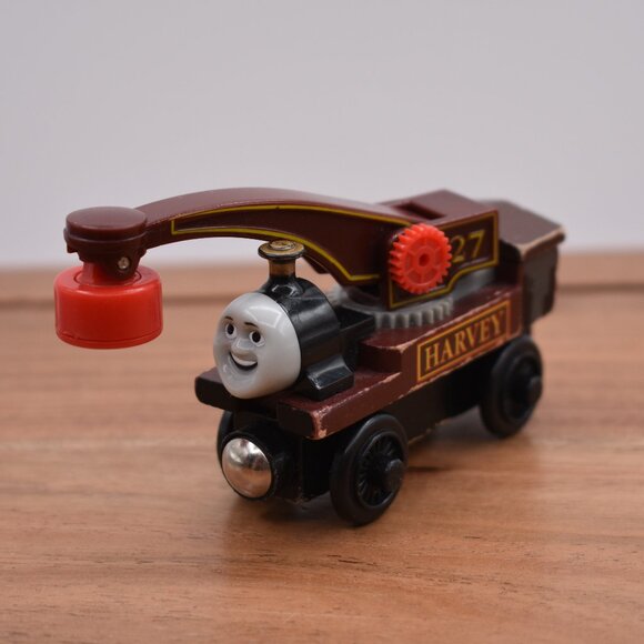 2003 Harvey Crane Thomas the Train Tank Engine Wooden Railway Friends Vi… - Picture 1 of 6